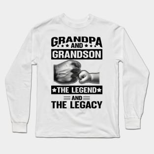 Grandpa And Grandson Matching Long Sleeve T-Shirt